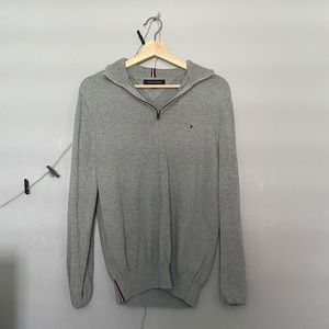 Tommy Hilfiger grey quarter zip